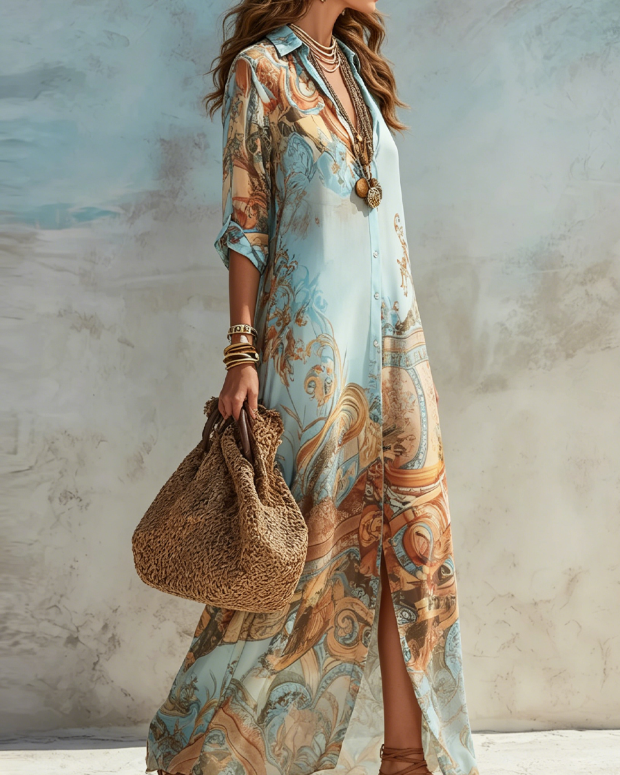 Baroque™ Elegant Flowing Summer Dress
