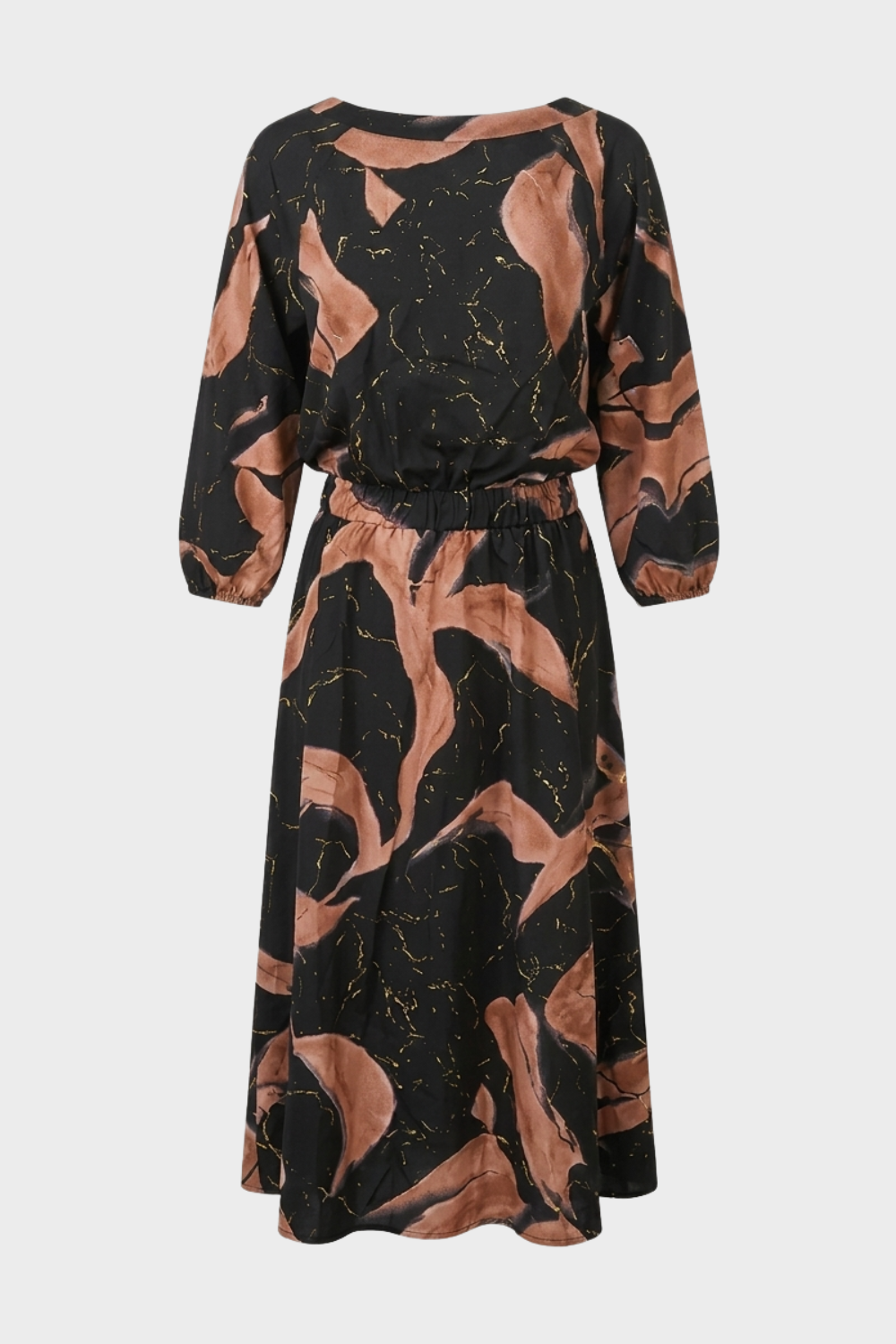 Susan – Printed Chiffon Maxi Dress