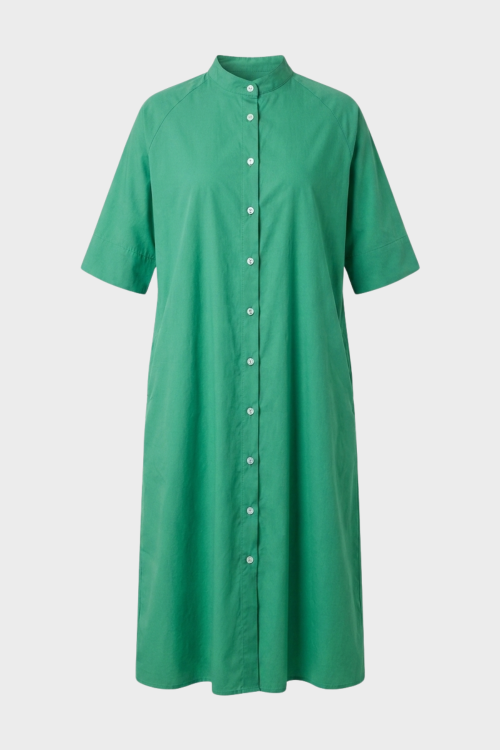 Charlotte | Women's Boho Button Front Long Sleeve Midi Dress