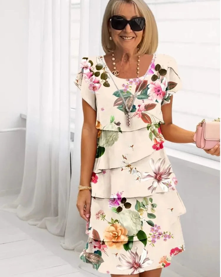Camille – Elegant Flowing Dress with Ruffles